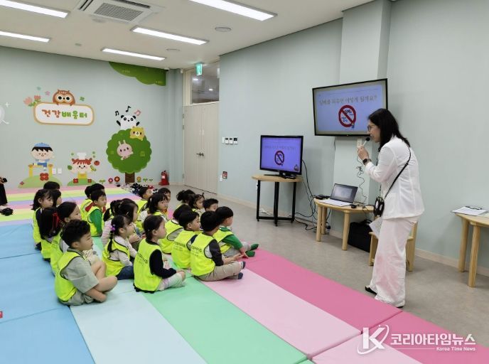 대전 서구 어린이 건강 증진 프로그램 운영 장면(자료사진)