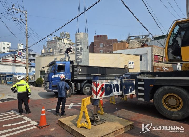 통영시, ‘노후굴뚝 철거’ 도심 속 안전 확보