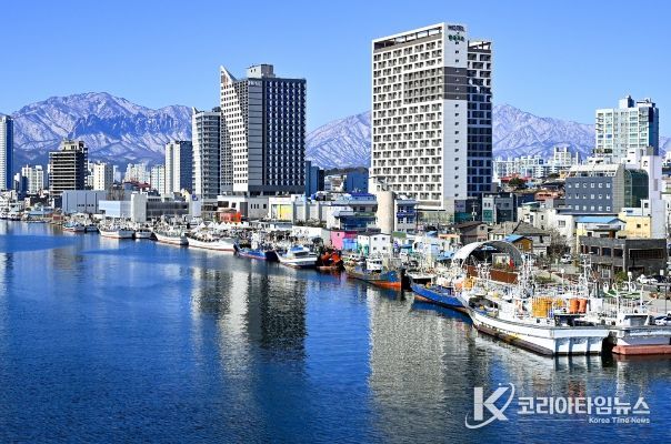 어선 현대화 관련 속초시 관내 항구 전경