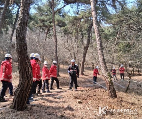 부안군, 산불 위기경보 ‘경계’ 격상 총력 대응 체제 돌입