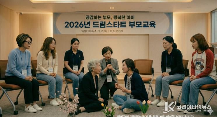 순천시 드림스타트, 한부모 및 다문화 가정 대상 치유 심리극 기반의 체험형 부모교육 프로그램 운영