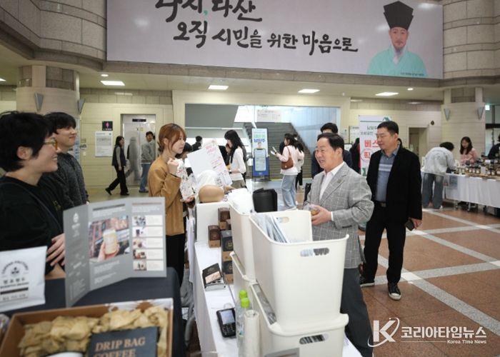 행사에 참여한 주광덕 시장