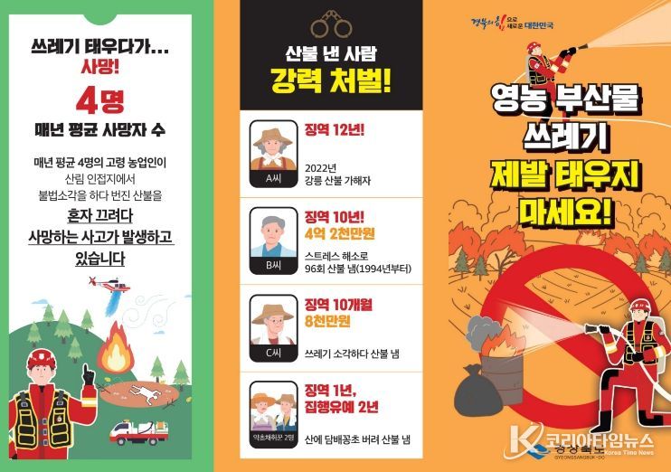 대형 산불 예방을 위한 선제적 재난안전대책본부 가동