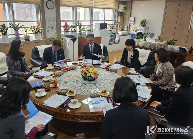 신임교장 부임 학교 방문