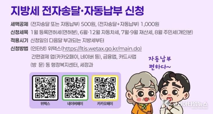 대전 중구, 납세 편의를 위한 지방세 전자납부 홍보 강화
