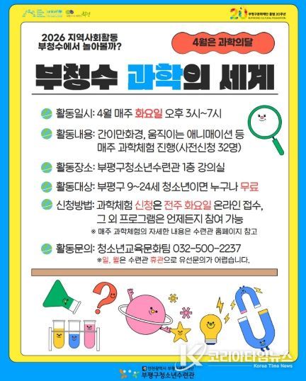 청소년수련관 4월과학의세계_포스터