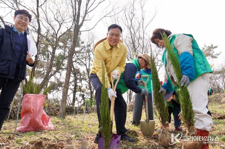 목포시 나무심기 행사