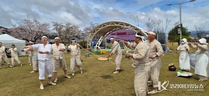 구미 발갱이들소리, 지산샛강에 울려 퍼지다