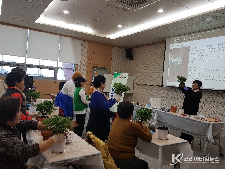 2025년 힐링 생활원예 교육 사진