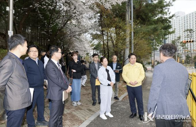 배방초 인근 현장 점검