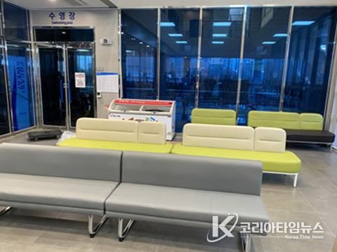 연수구시설안전관리공단, 송도체육센터 휴게공간 개선