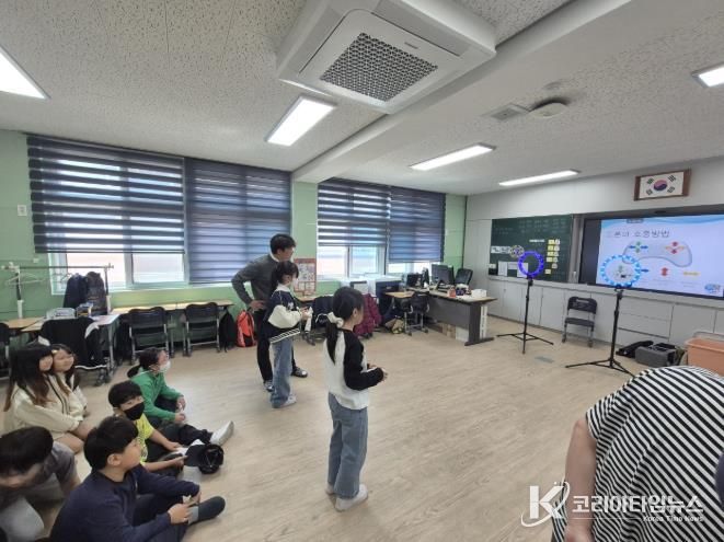 남원 곳곳으로 찾아가는 드론스포츠교실 4월부터 본격 운영(초등학교1).