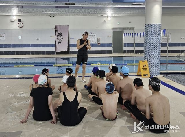 태안군가족공감센터 내 어린이수영장 모습.