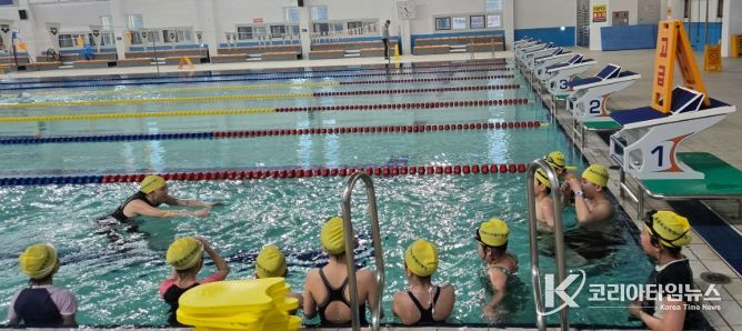 충북교육청 학생수영장, 초등학생 무료 수영교실 운영