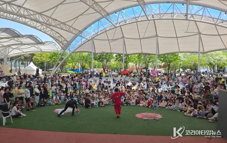 작년 5월 곡성섬진강기차마을에서 열린 어린이날 특별 행사