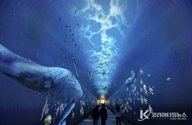 와부 빛터널공원 내부 모습